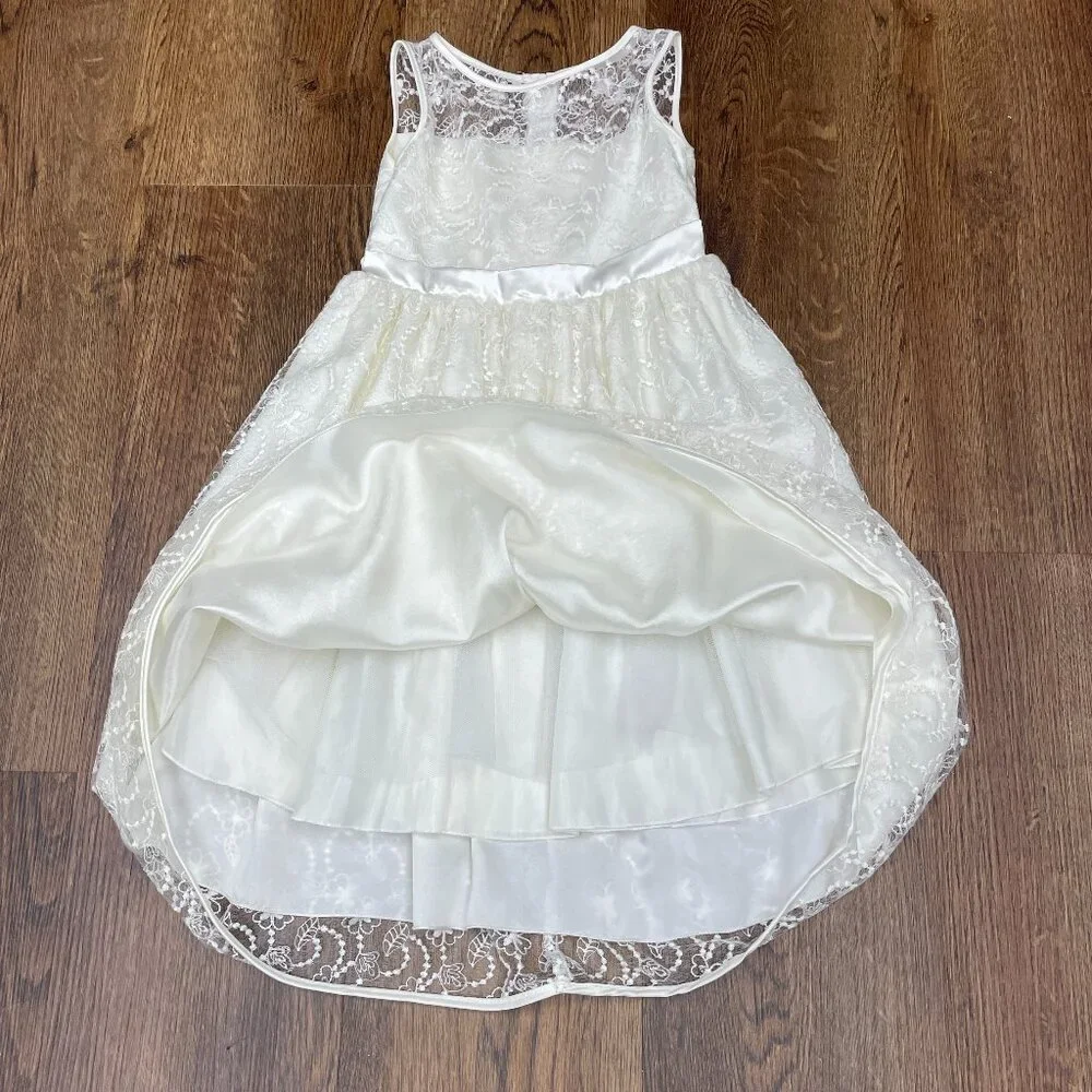 Girls' Sleeveless Lace Layered‎ Dress | Size 6X